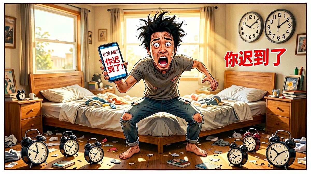 猛然惊醒——完蛋了！