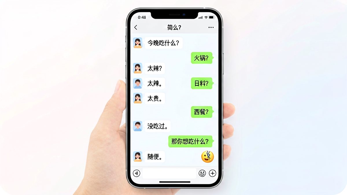 '随便'二字的杀伤力——男生已裂开