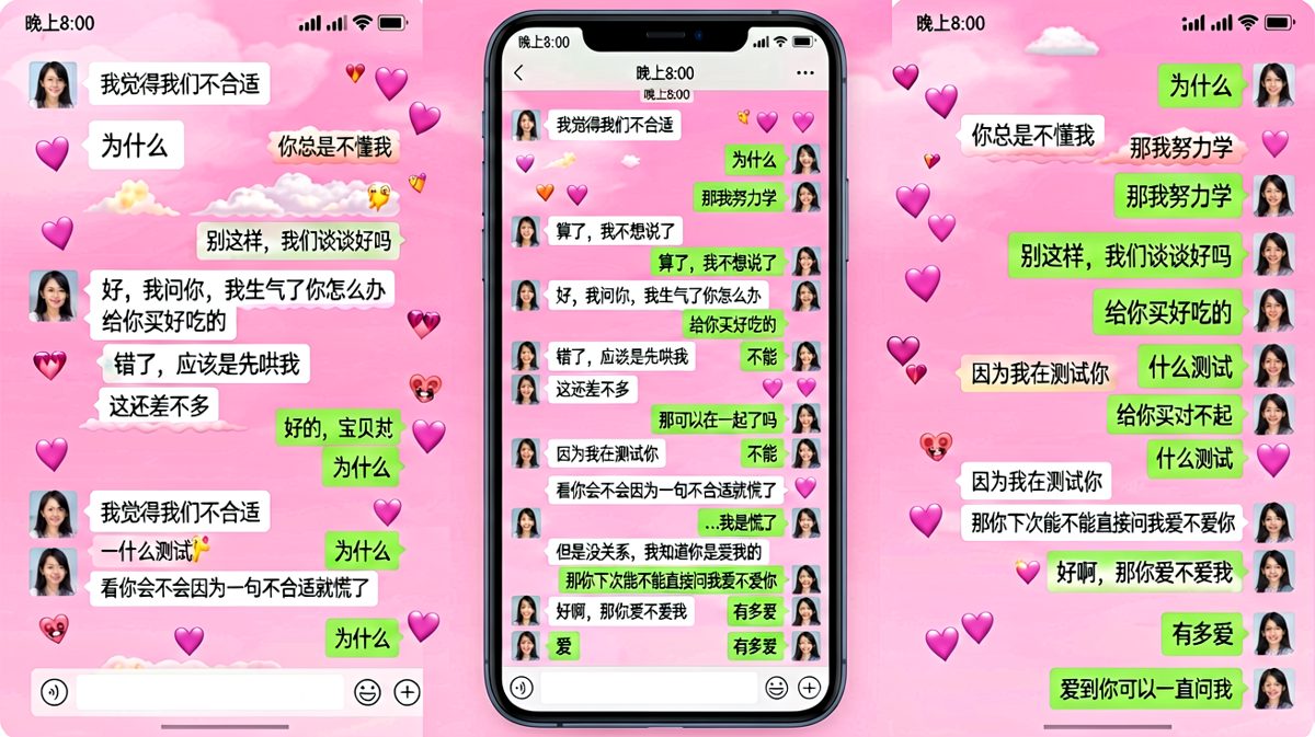 分手测试反转：女生假装要分手，结果是一场爱的测试