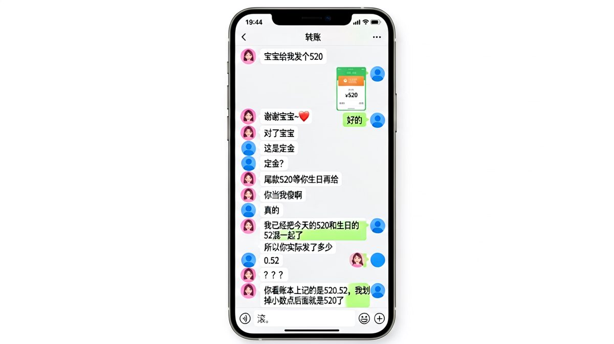 「520混一起」——数学鬼才的浪漫算账法