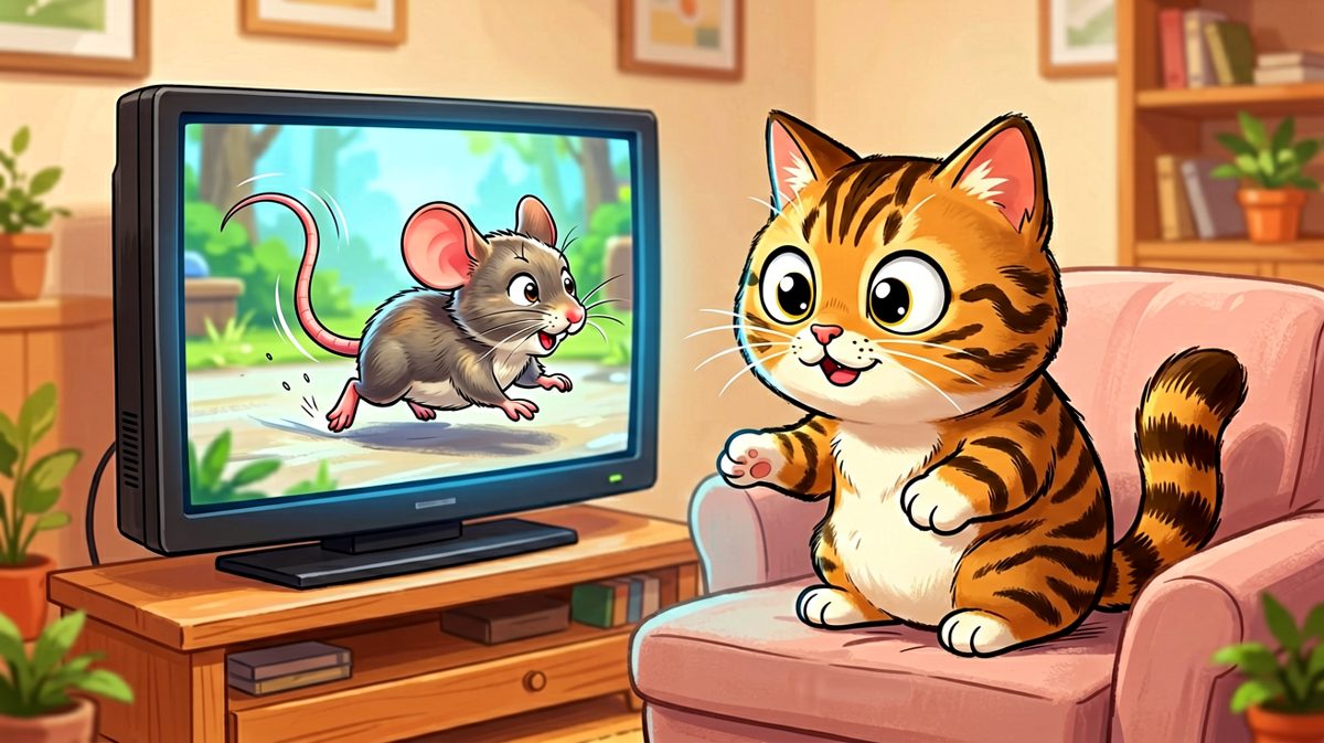 猫咪：抓到你了！……等等这怎么抓不到