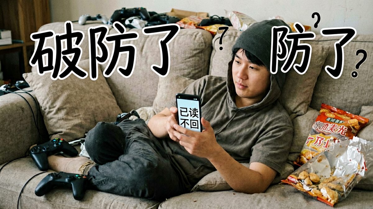 当期待的消息变成已读不回，那一刻内心早已塌方。