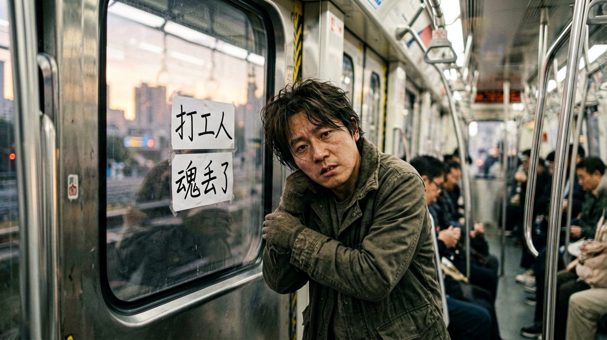 早八人的尊严，在地铁门夹脸的瞬间彻底离家出走。
