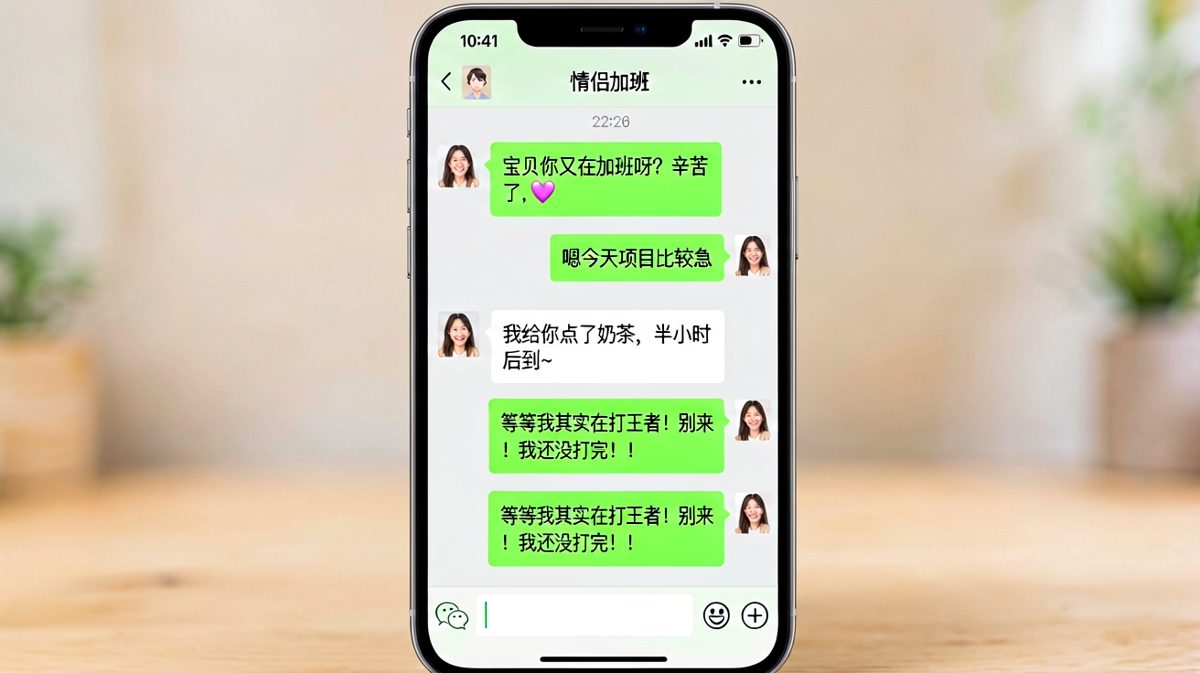 加班打游戏的破防瞬间