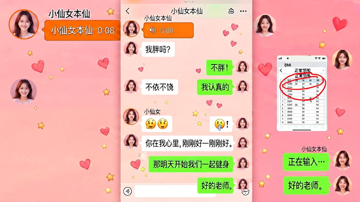 求生欲拉满的健身邀请，直男的求生方式让人哭笑不得。