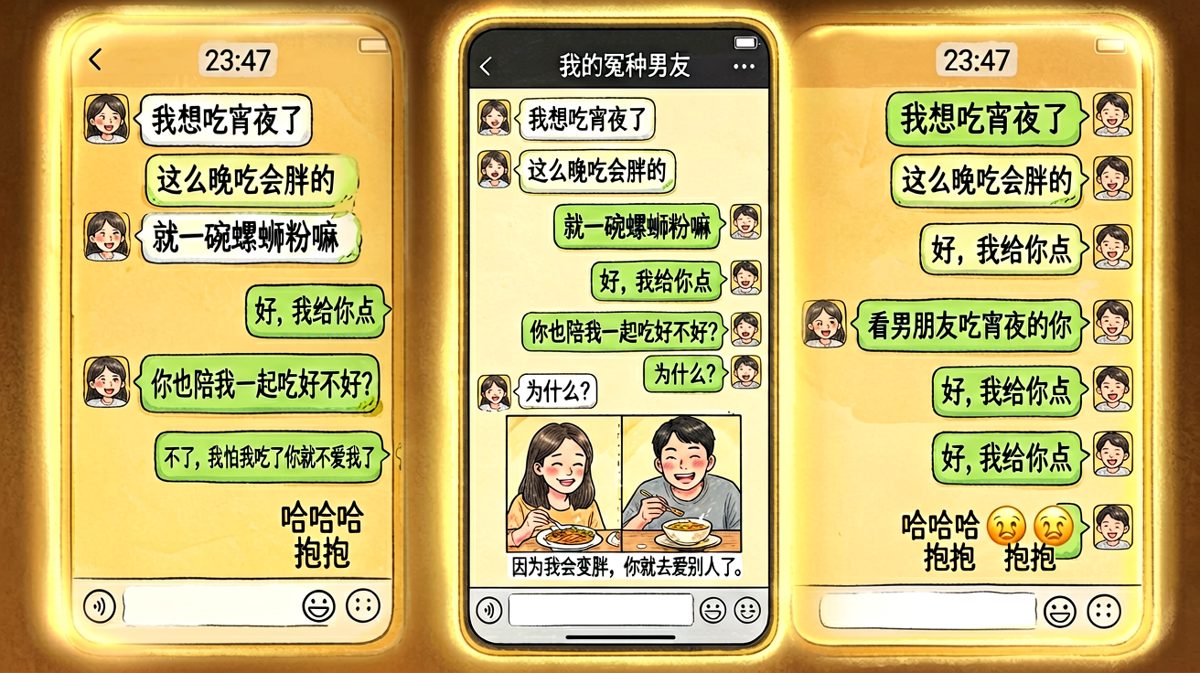 深夜一碗螺蛳粉引发的爱的哲学思考。
