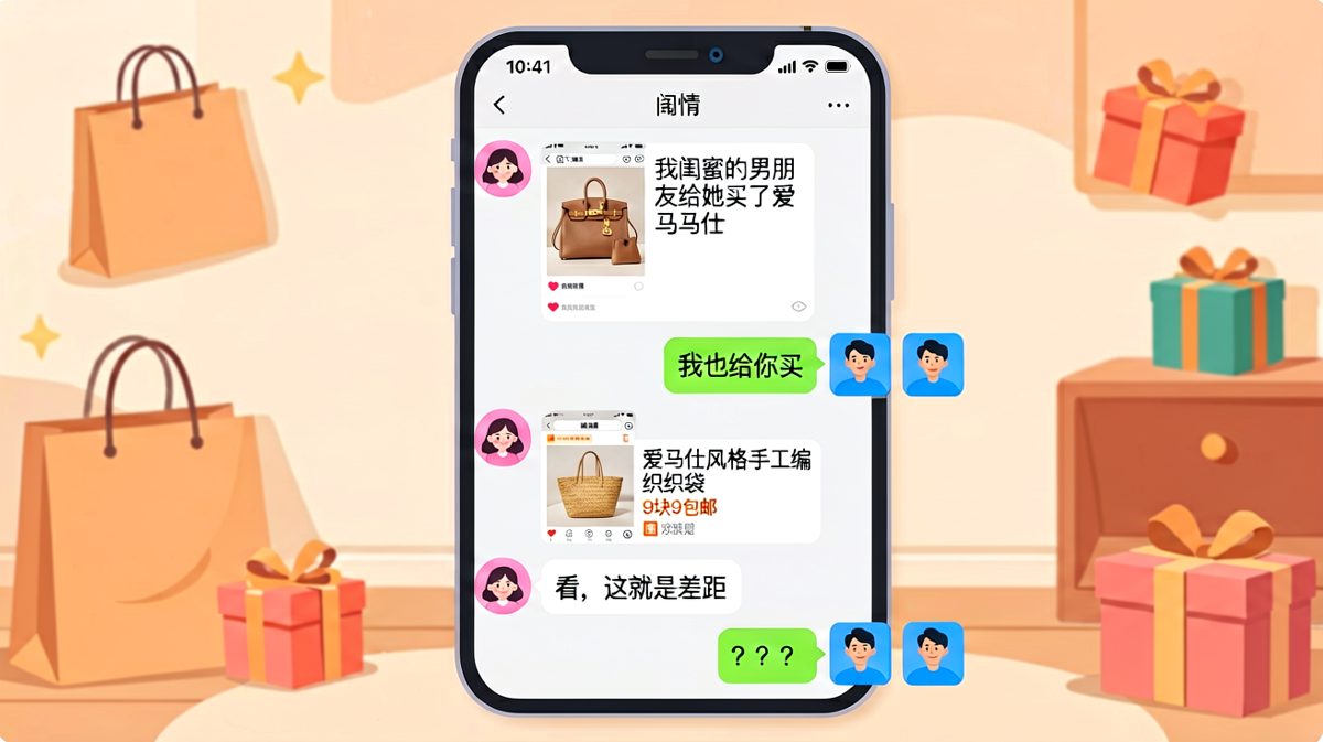 以为是真爱收到是拼多多同款