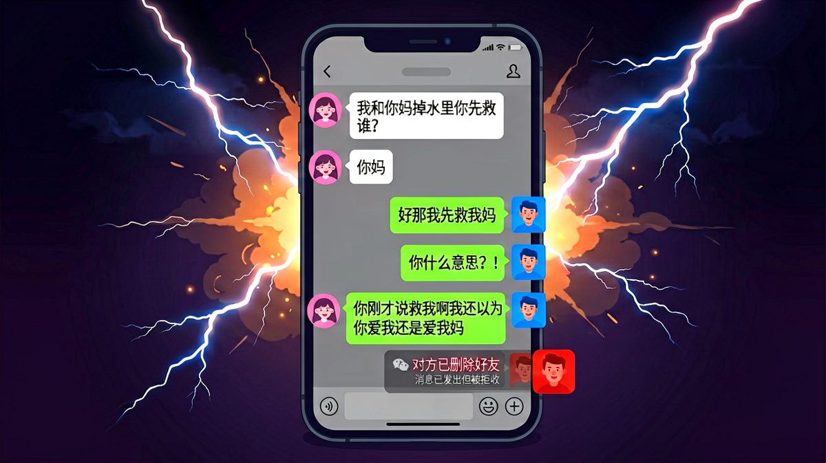 把送命题答成选择题直接聊没朋友