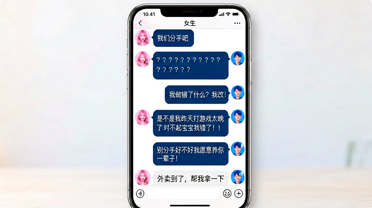 一声"分手吧"，男生的心跳经历了过山车