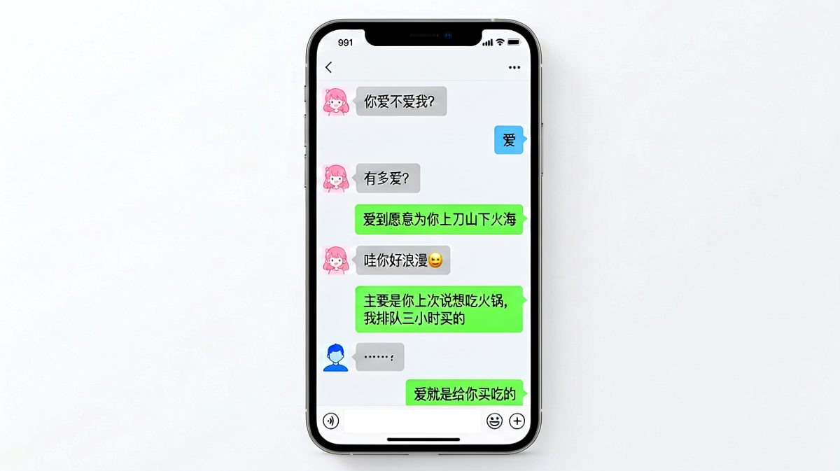 浪漫台词铺垫半天，结尾全是火锅味