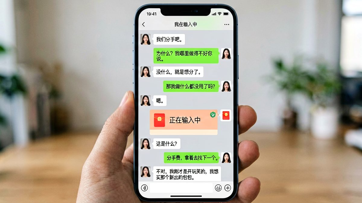 女生用分手试探想买包，结果男生认真到让她慌了