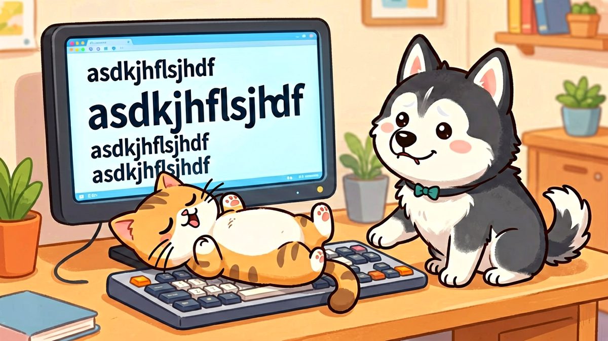 主人：谁让我的Excel变成天书了？猫：不是我，是键盘。狗：那我可以按空格吗。