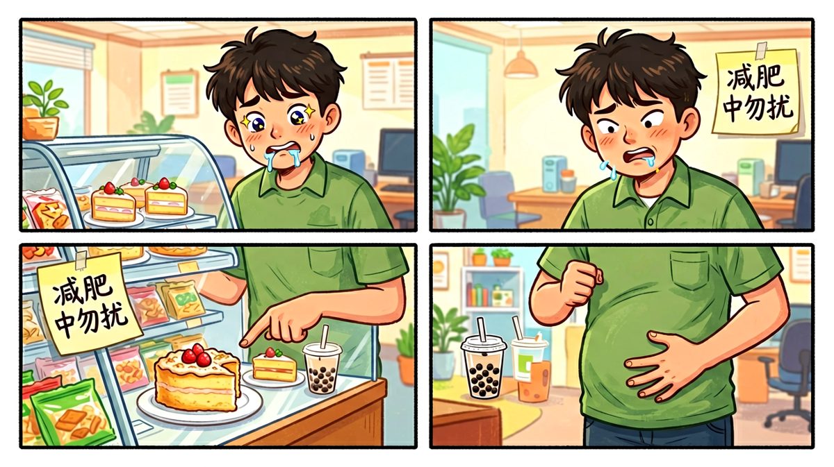 中午路过零食柜，flag瞬间动摇