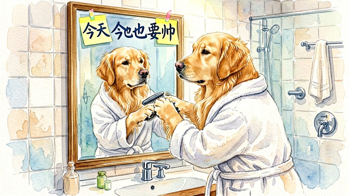 狗生第一件大事：保持形象！