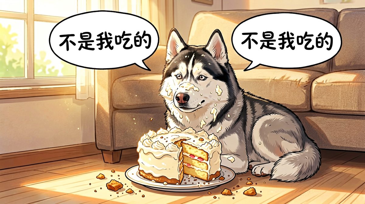 赃物还在，但嘴已经洗干净了。