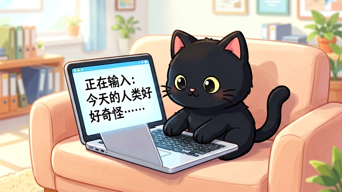 本喵替主人回一下邮件，别打扰我