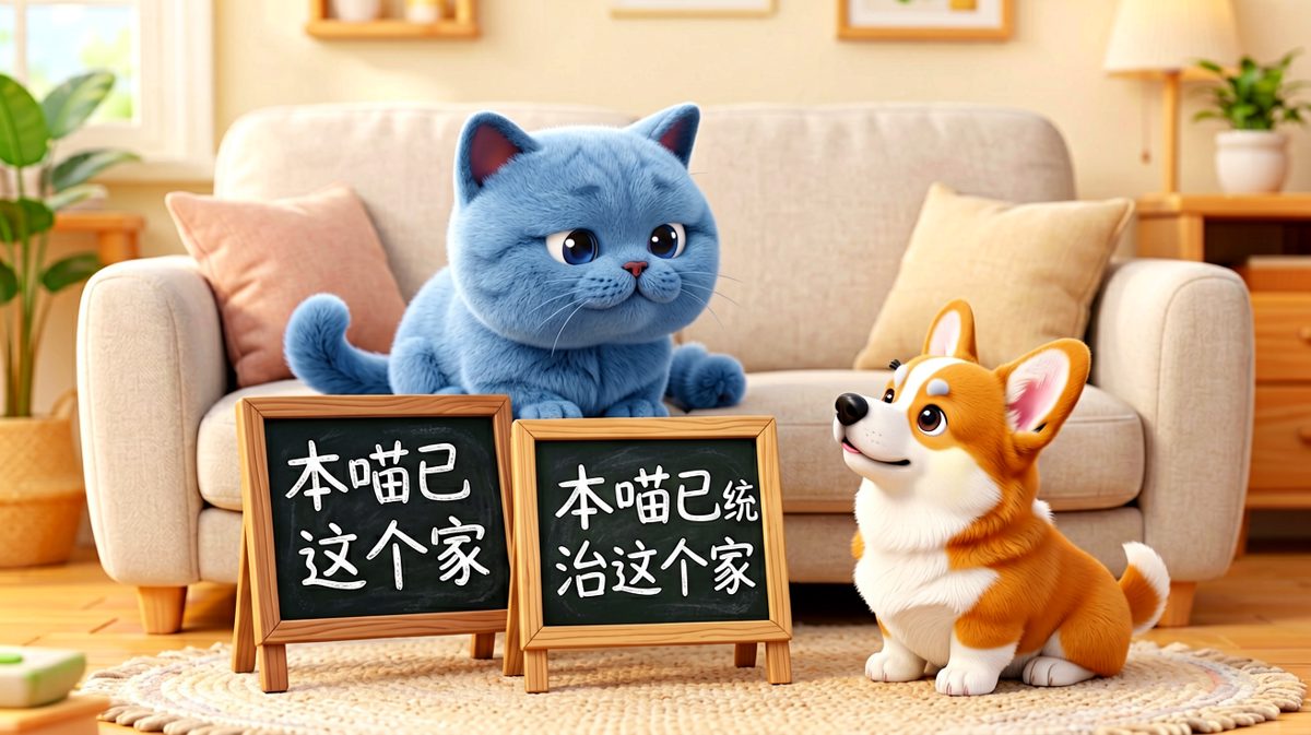 这个家究竟谁才是老大，一目了然