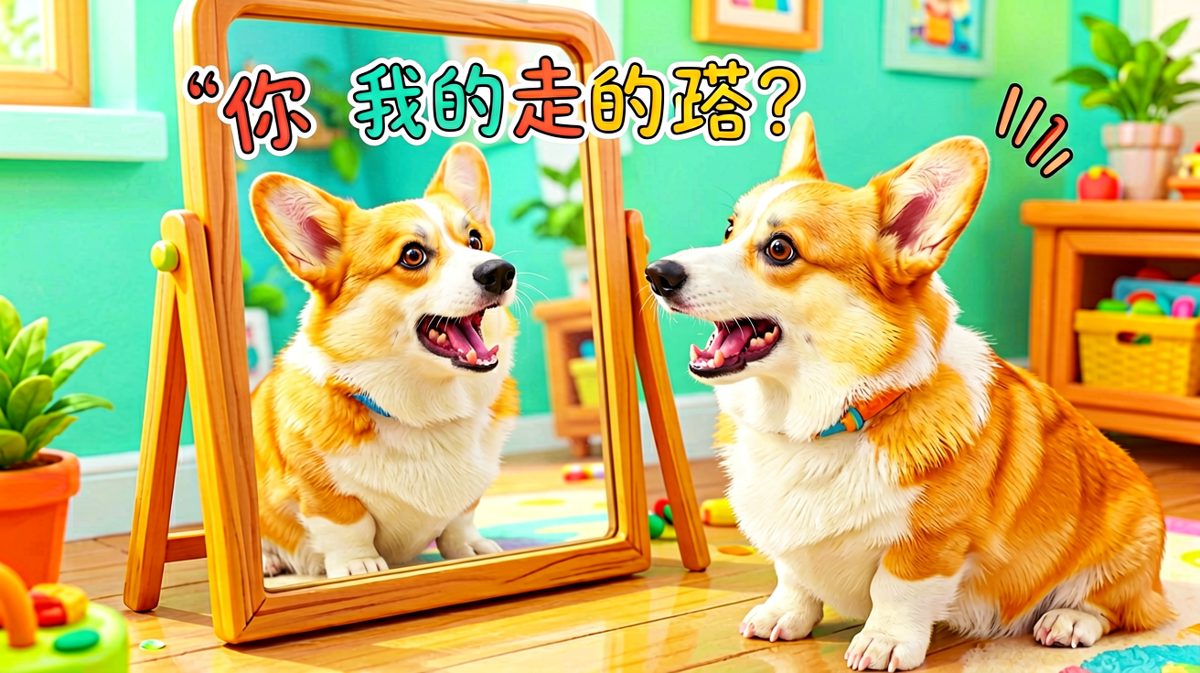糟糕！被对面的那只帅哥帅到了