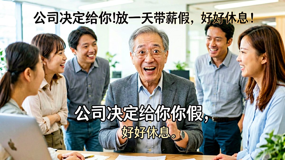 反转：不是加班费，是带薪假