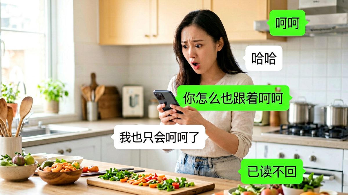 两个人一起呵呵，最后只有一个人被气走