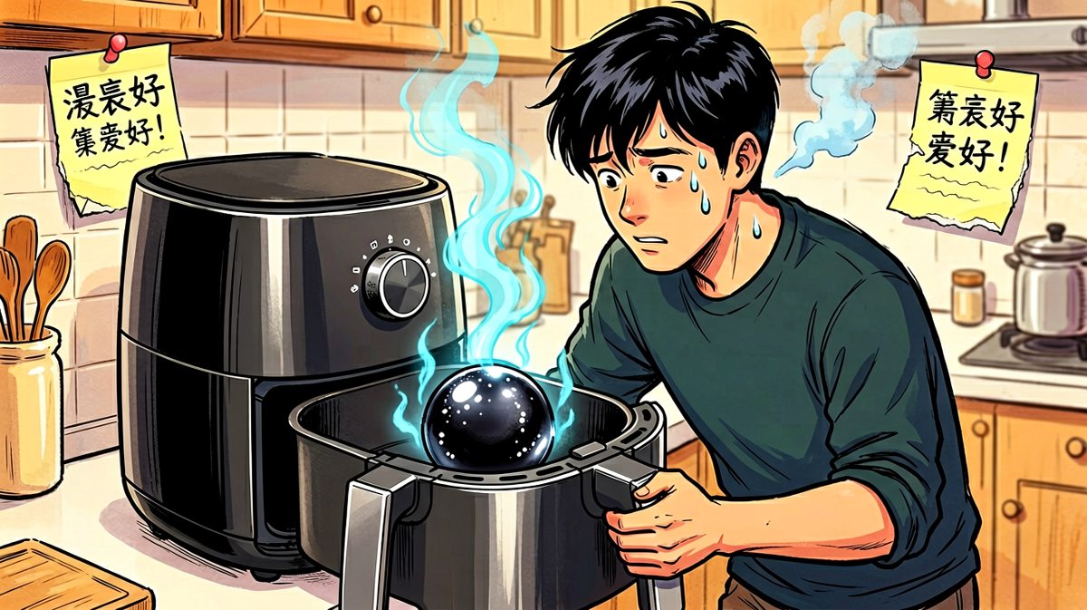 第三格：空气炸锅里的神秘产物
