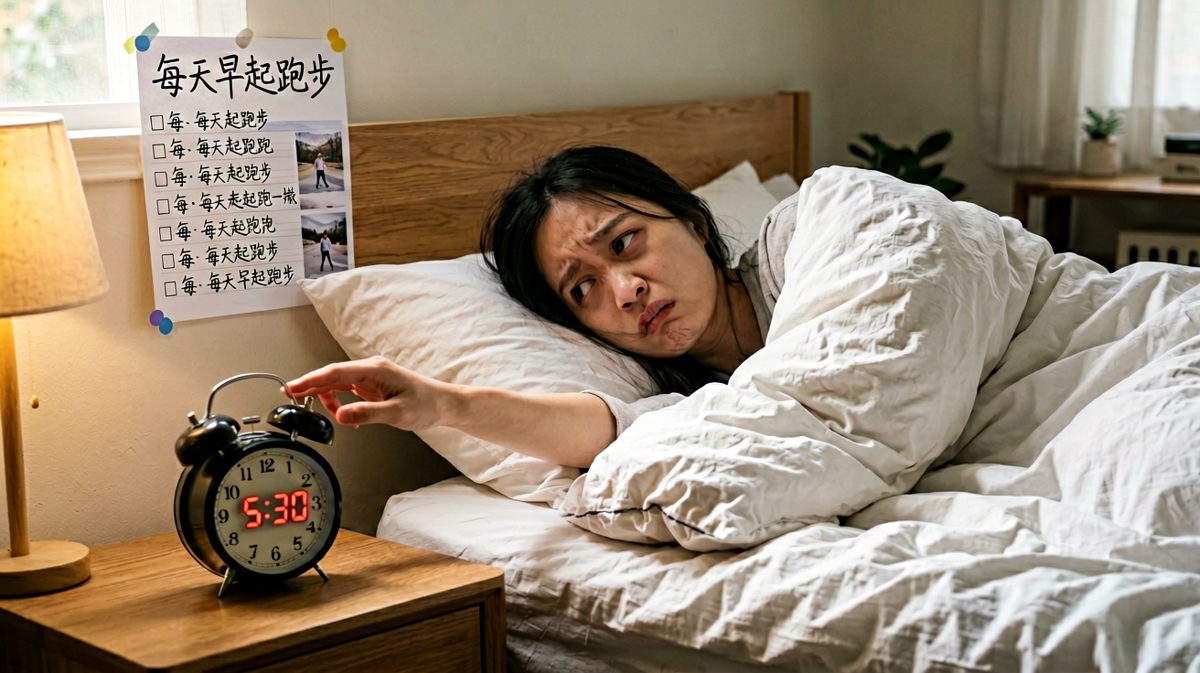 闹钟响起，立志改变人生的那一刻